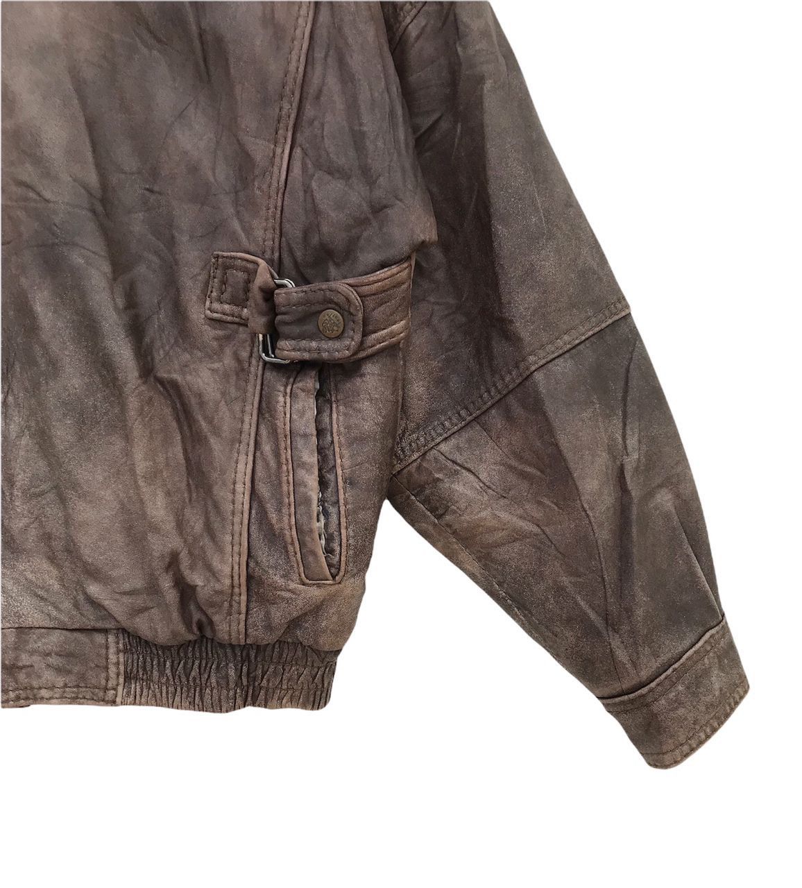Valentino × Vintage VALENTINO UOMO leather jacket Size US XS / EU 42 / 0 - 2 Thumbnail