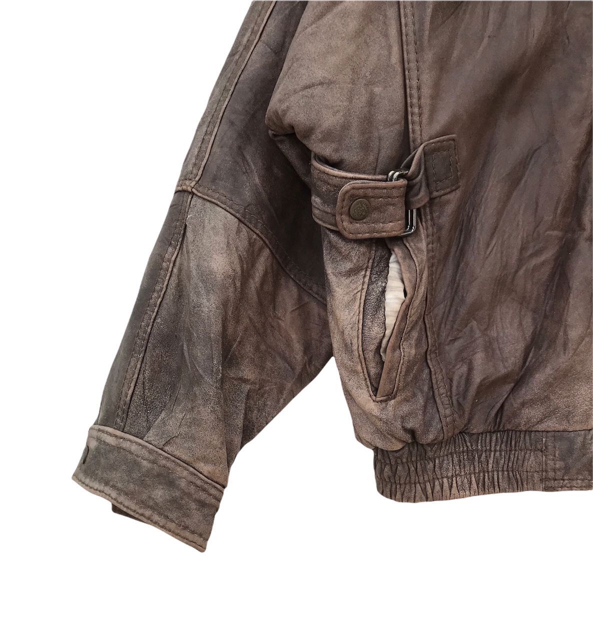 Valentino × Vintage VALENTINO UOMO leather jacket Size US XS / EU 42 / 0 - 3 Thumbnail