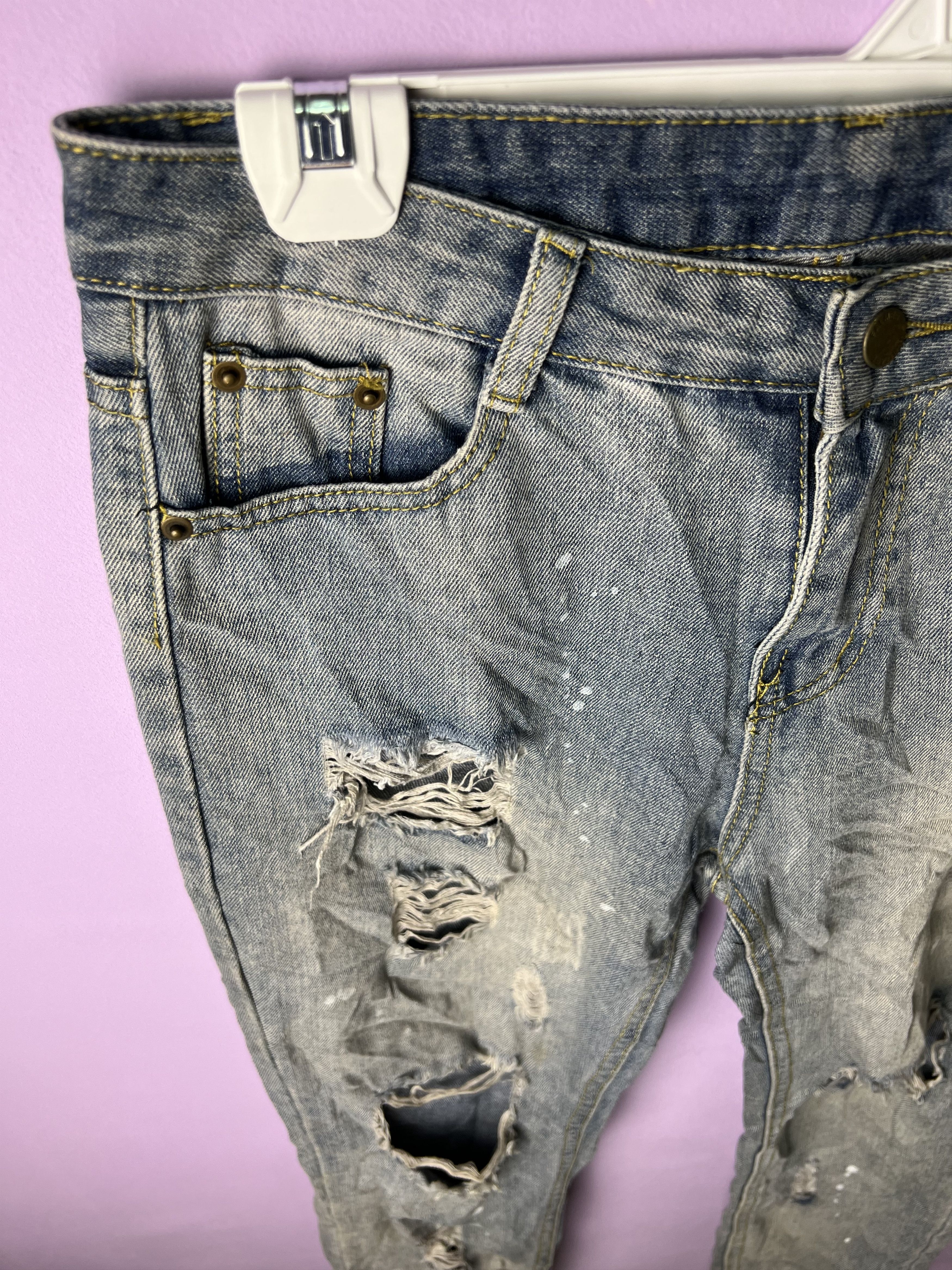 Other 🔥Heritage Falmer Distressed Denim Size US 30 / EU 46 - 9 Thumbnail