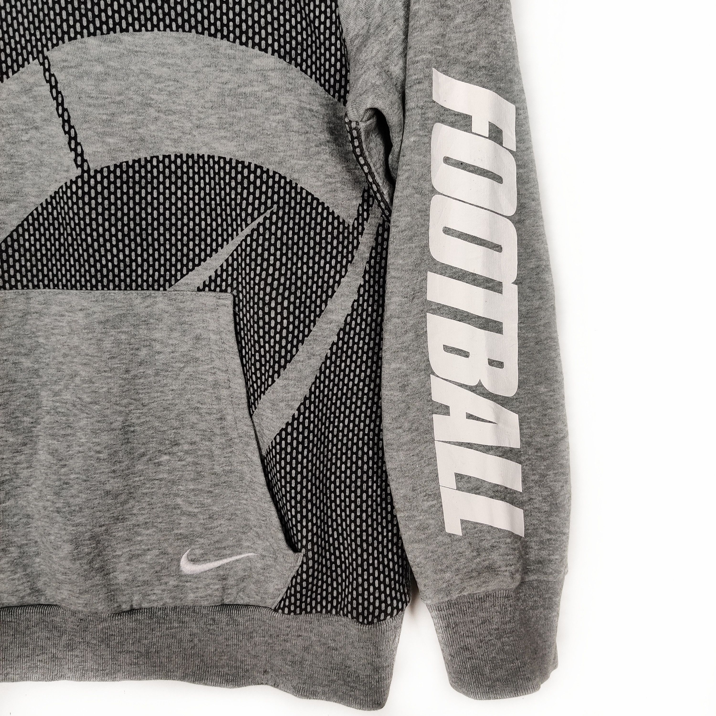 Nike Vintage Nike Football Hoodie Mini Swoosh Size L / US 10 / IT 46 - 2 Thumbnail