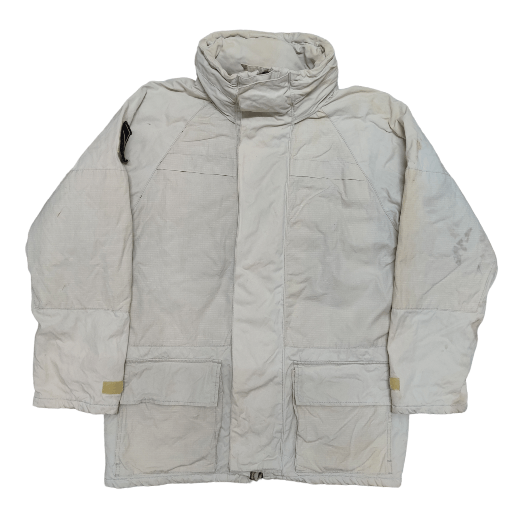 Stussy Stussy club jacket coated cotton brown sz large | Grailed