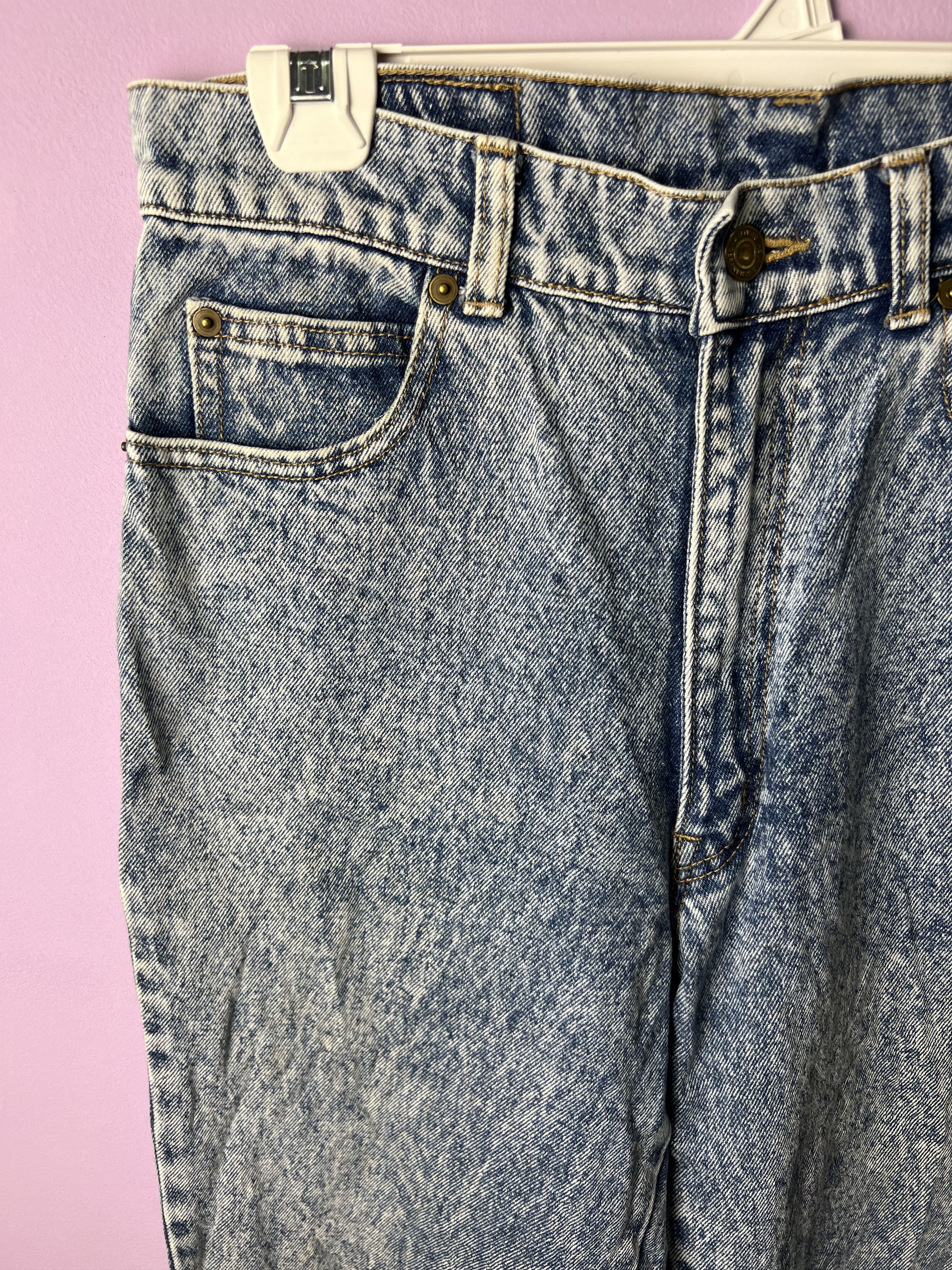 Japanese Brand 🔥Vintage Dieser Vogel Acid Wash Distressed Denim Size US 31 - 6 Thumbnail