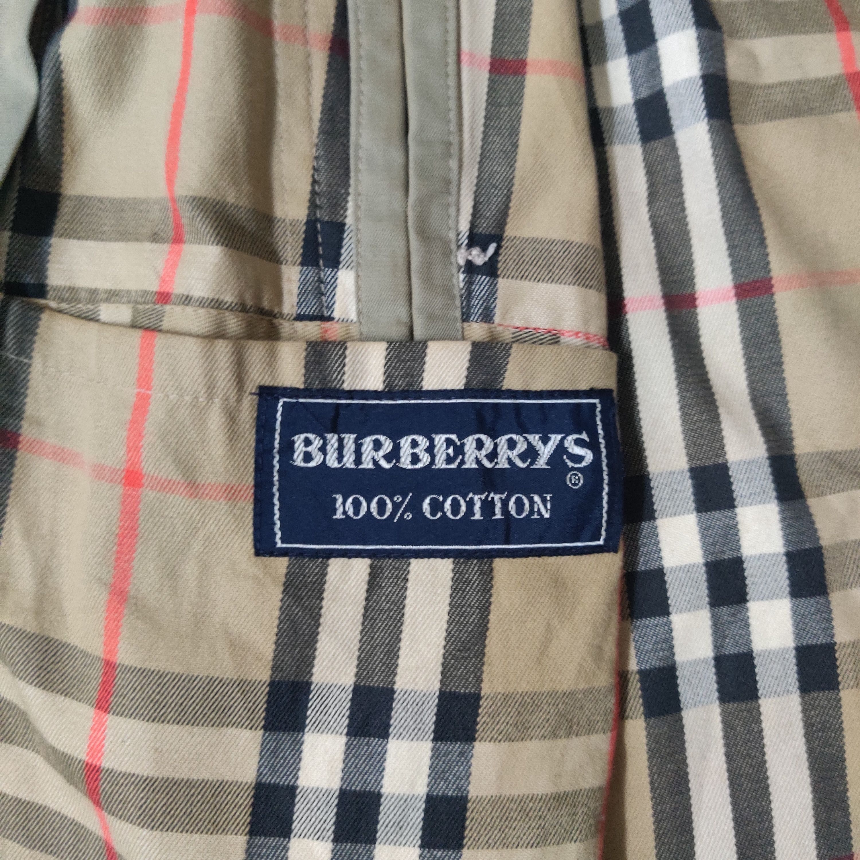 Burberry Vintage Burberry Nova Check Trench Coat Made in England Size US L / EU 52-54 / 3 - 8 Thumbnail