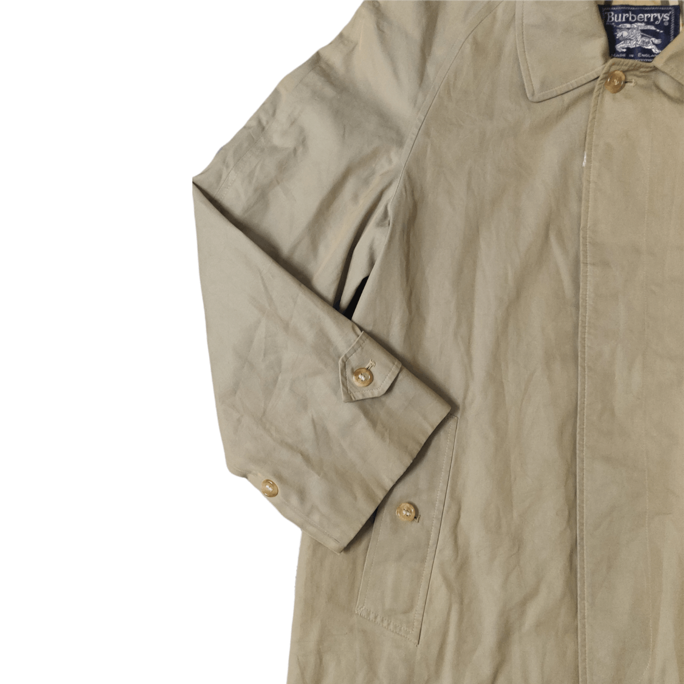 Burberry Vintage Burberry Nova Check Trench Coat Made in England Size US L / EU 52-54 / 3 - 2 Thumbnail