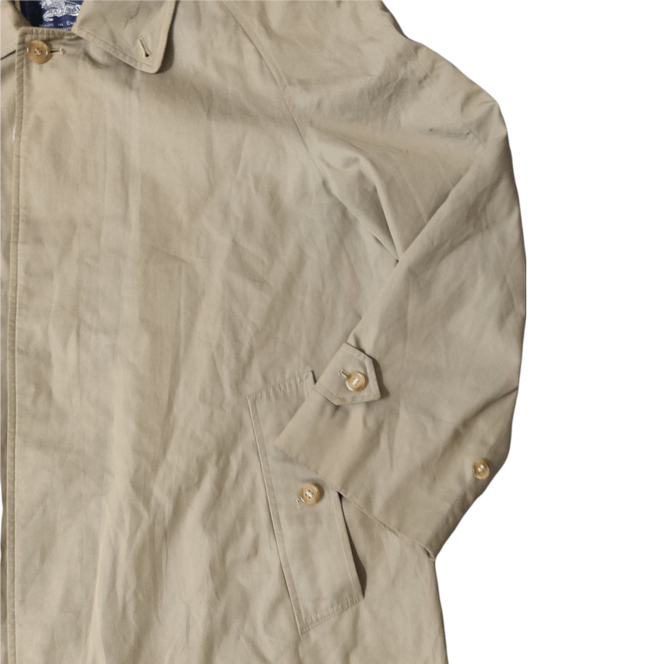 Burberry Vintage Burberry Nova Check Trench Coat Made in England Size US L / EU 52-54 / 3 - 3 Thumbnail