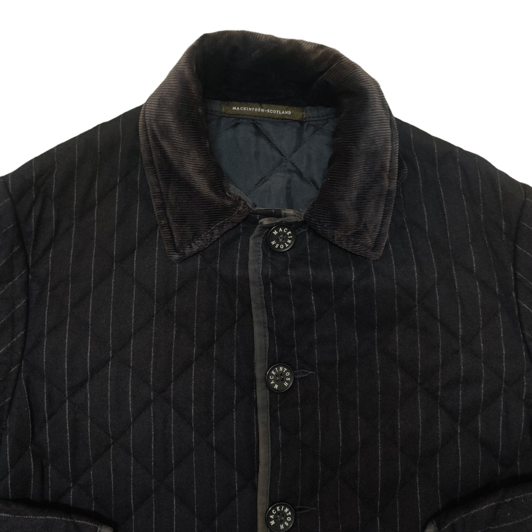 Mackintosh Mackintosh Scotland Quilted Jacket Corduroy Collar Size US M / EU 48-50 / 2 - 2 Thumbnail