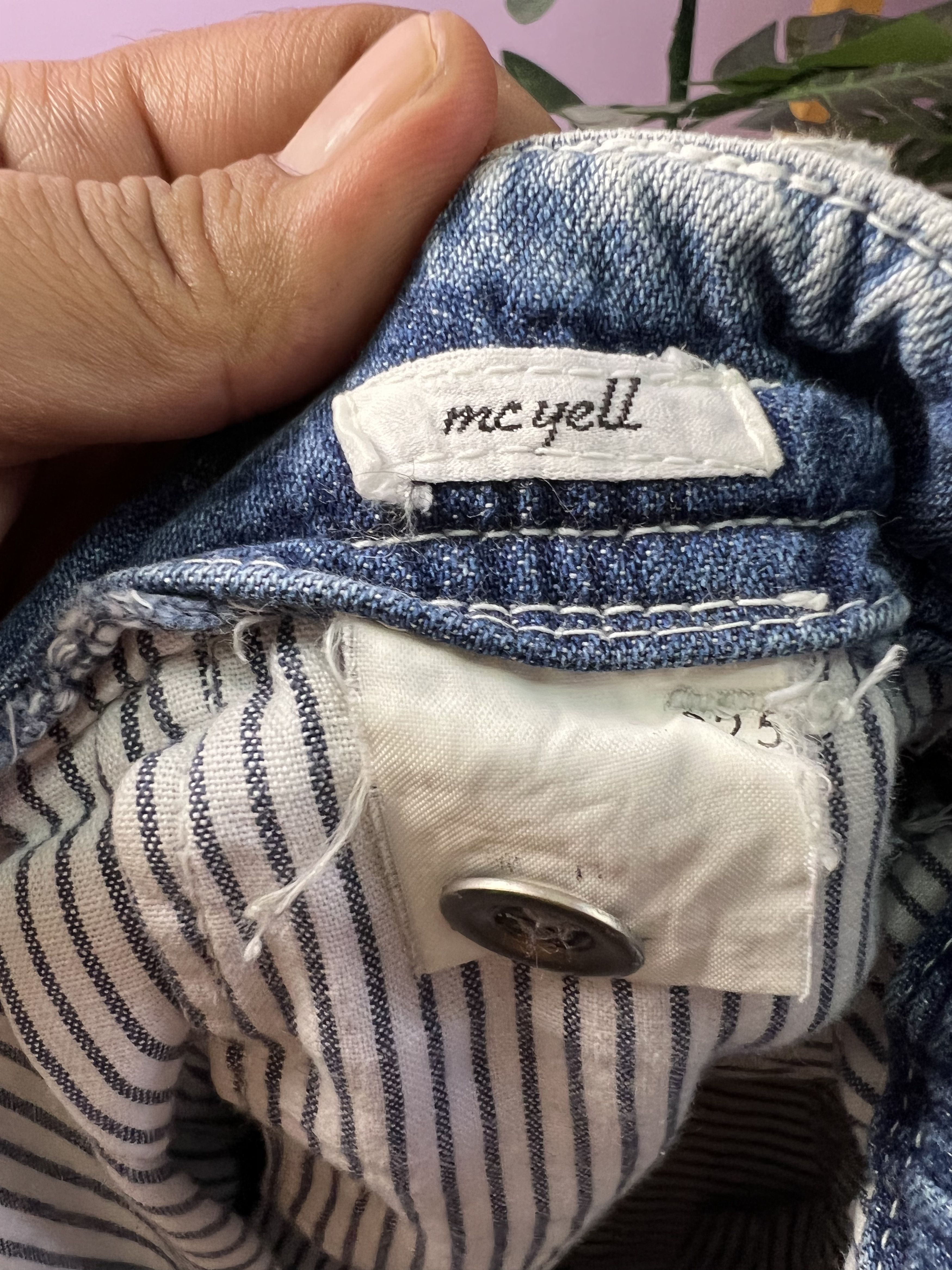 Japanese Brand 🔥Vintage Mc Yell Denim Cargo Pants Size US 28 / EU 44 - 15 Thumbnail