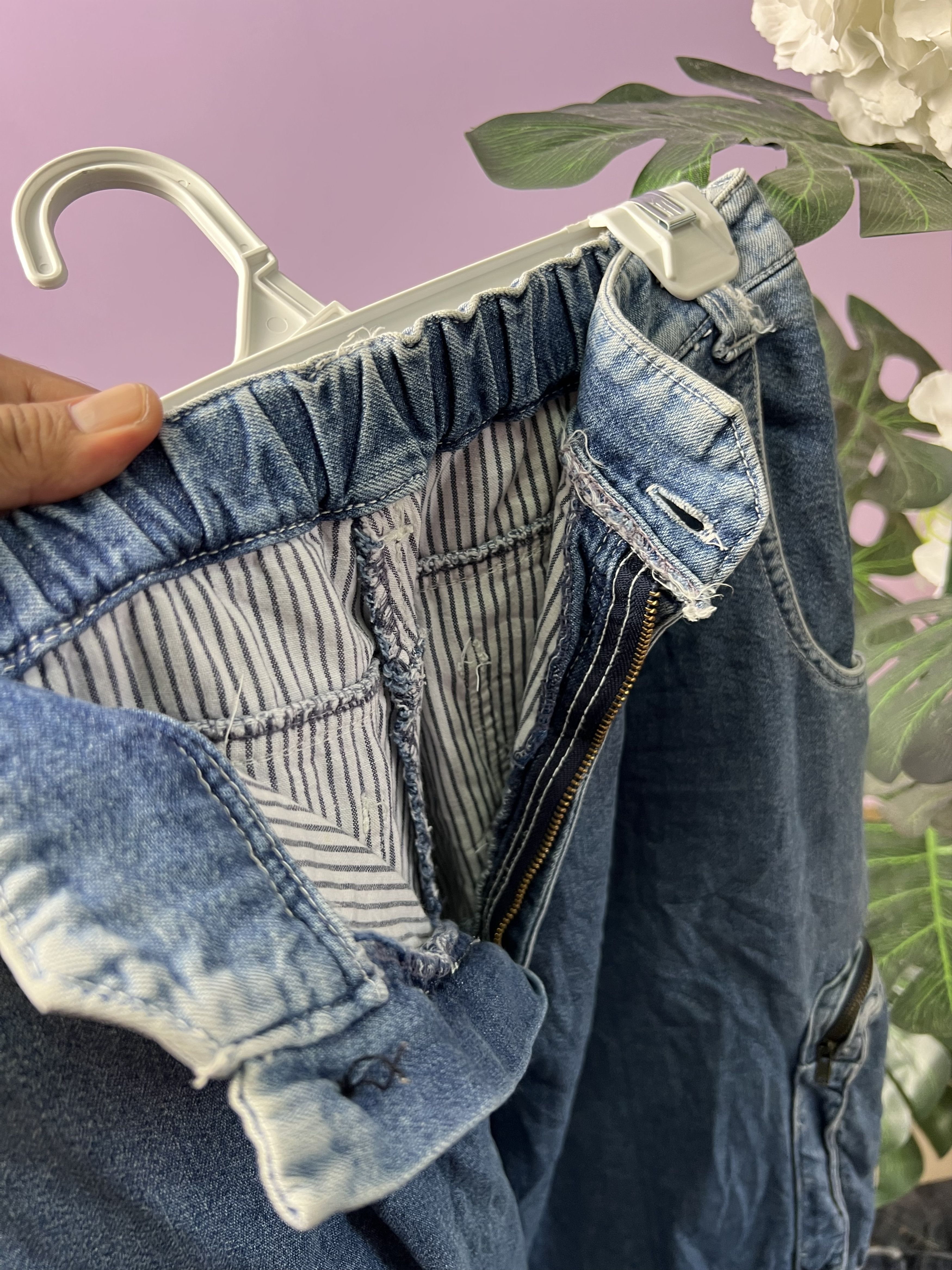 Japanese Brand 🔥Vintage Mc Yell Denim Cargo Pants Size US 28 / EU 44 - 14 Thumbnail