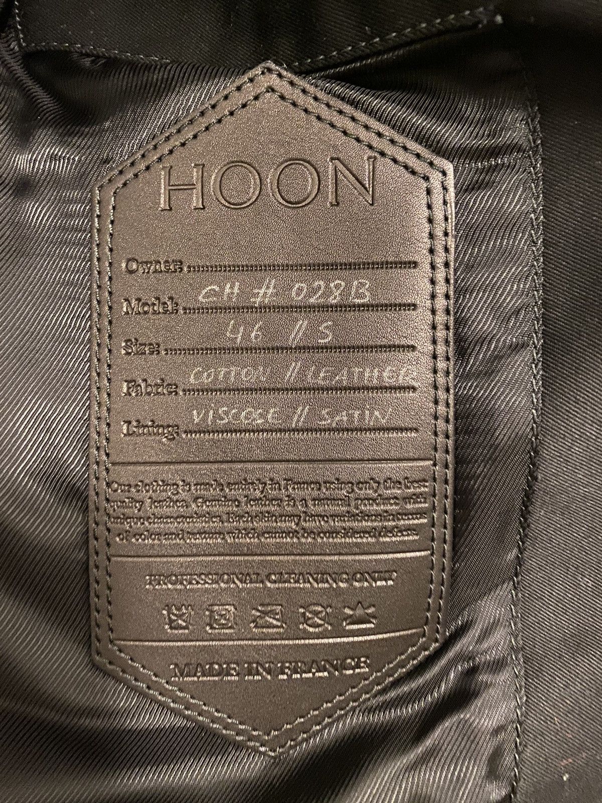Hood By Air Hoon Cotton&Leather Jacket - Sz. 46/S Size US S / EU 44-46 / 1 - 5 Thumbnail