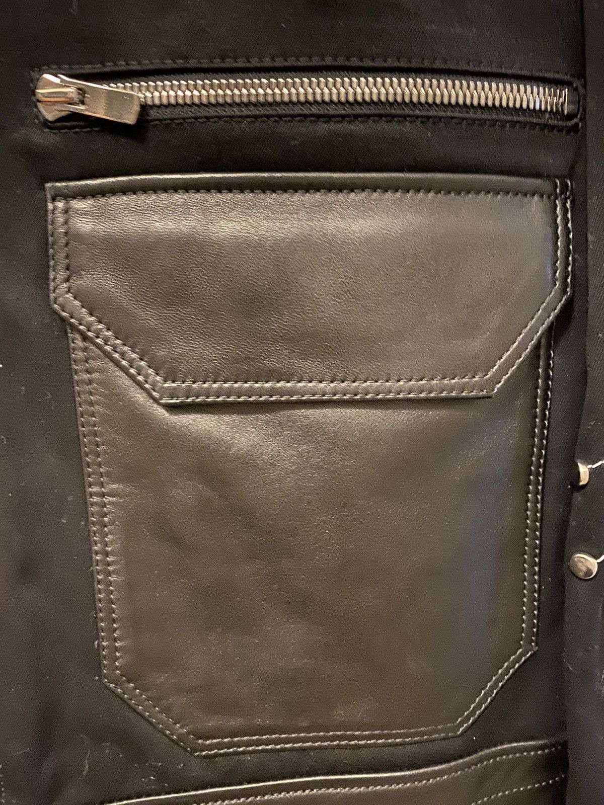 Hood By Air Hoon Cotton&Leather Jacket - Sz. 46/S Size US S / EU 44-46 / 1 - 4 Thumbnail