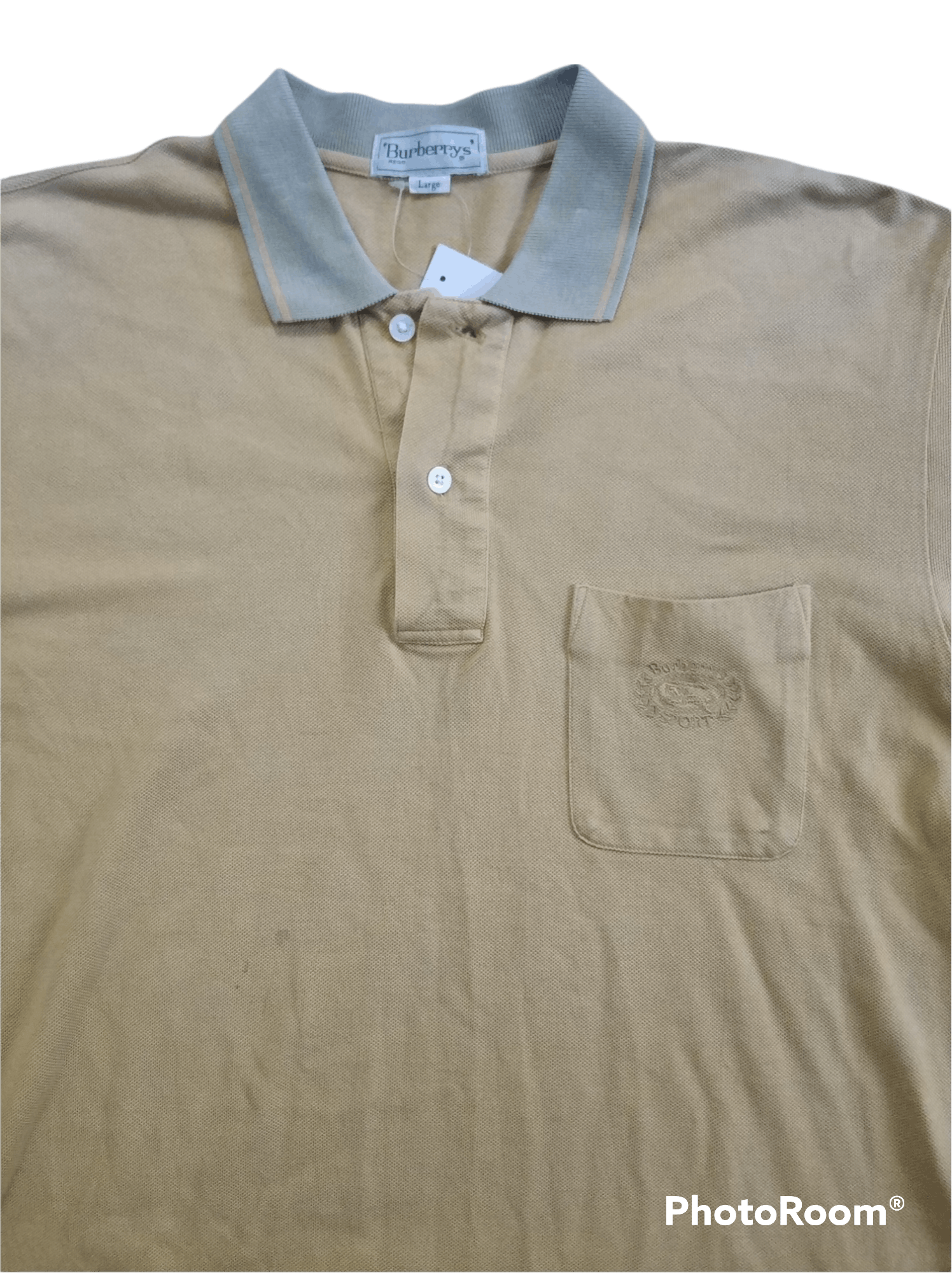 Burberry 🔥Vintage Sun Faded Burberrys' Polos Size US M / EU 48-50 / 2 - 7 Thumbnail