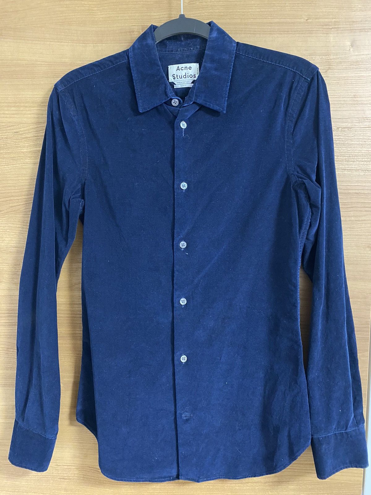 Acne Studios Corduroy Navy Button up- sz. 44/XS Size US S / EU 44-46 / 1 - 1 Thumbnail