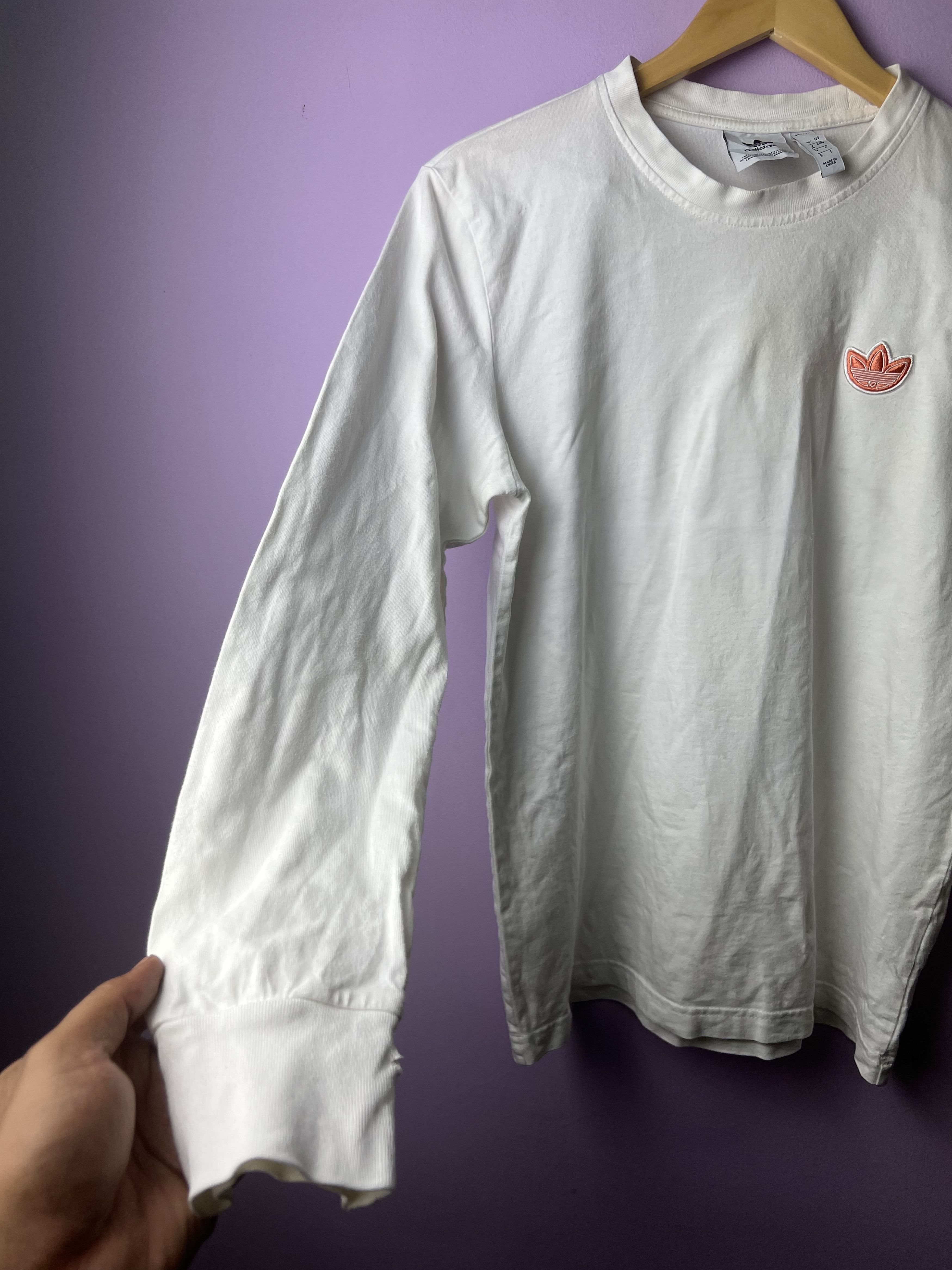 Adidas 🔥Vintage Adidas LS Logo Tees Size US M / EU 48-50 / 2 - 11 Thumbnail