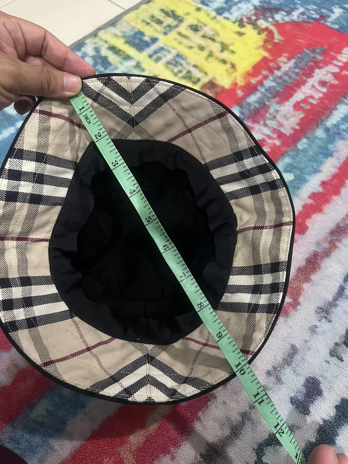 Burberry × Designer Burberry Nova Check Bucket Size ONE SIZE - 9 Thumbnail