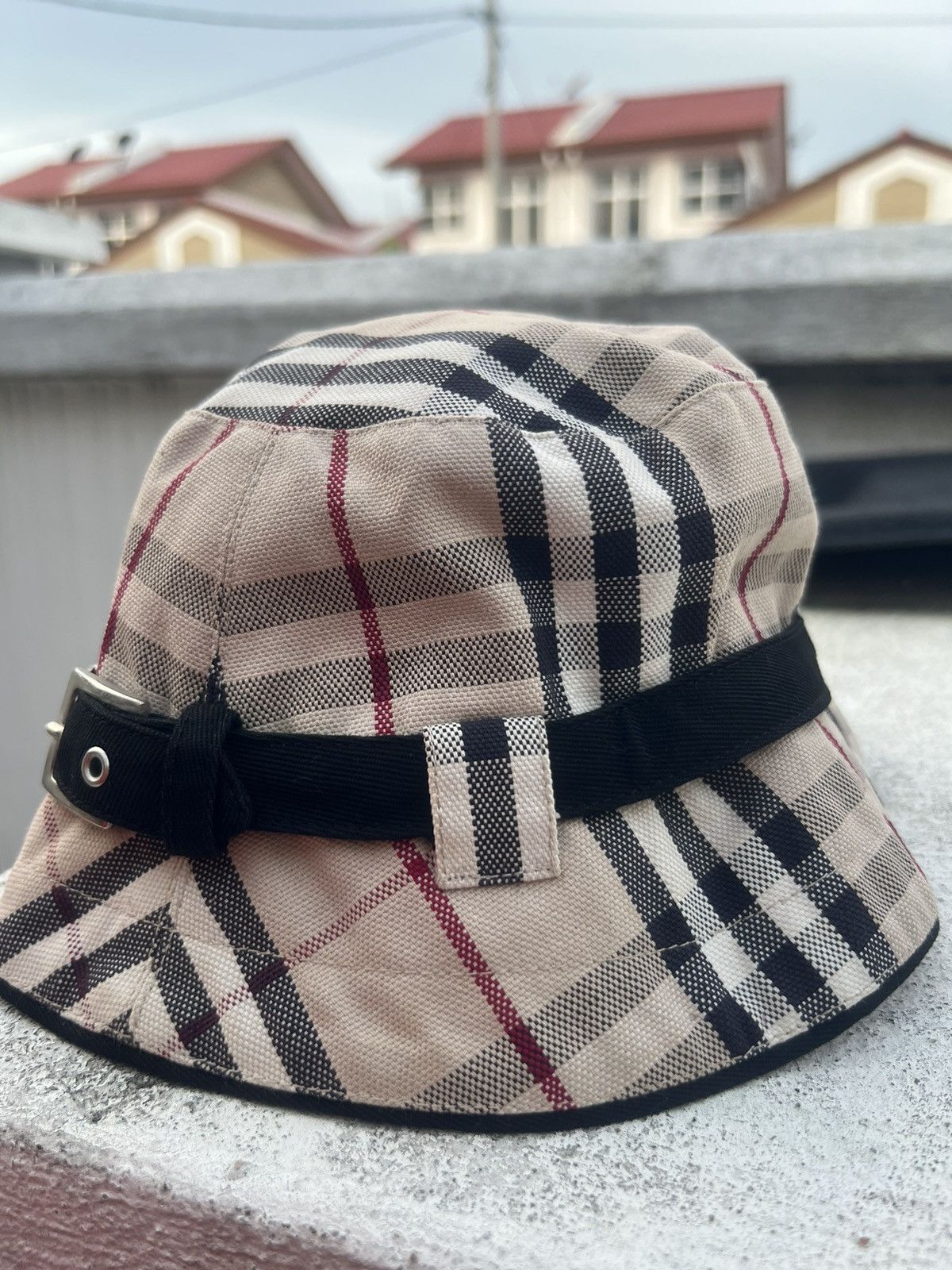 Burberry × Designer Burberry Nova Check Bucket Size ONE SIZE - 4 Thumbnail