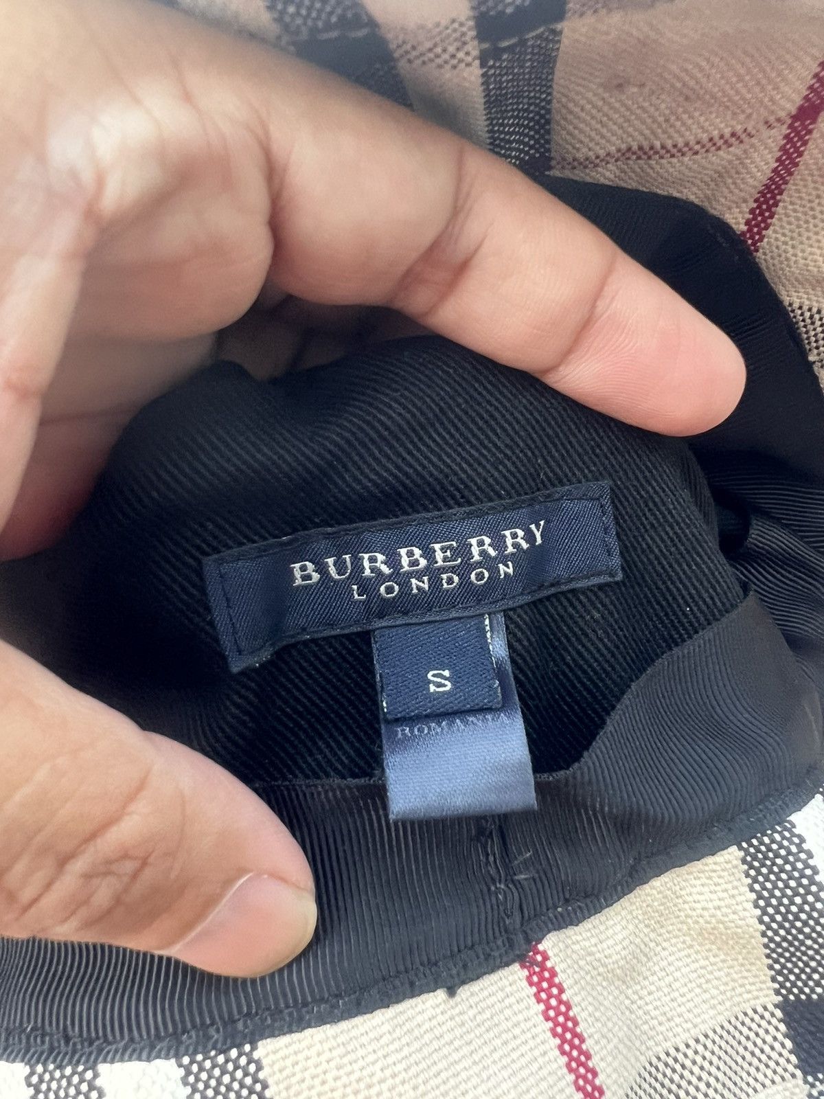 Burberry × Designer Burberry Nova Check Bucket Size ONE SIZE - 6 Thumbnail