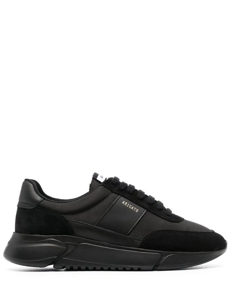 Black Lace Up Sneakers
