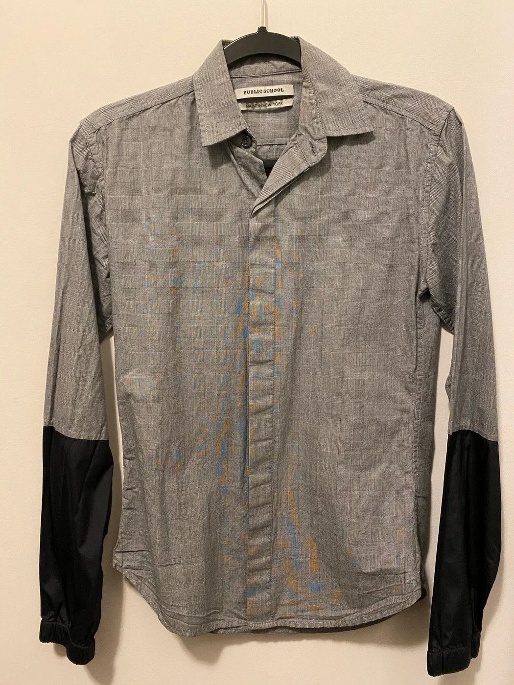 Public School Plaid Shirt W/contrast Sleeves Size US XS / EU 42 / 0 - 1 Thumbnail