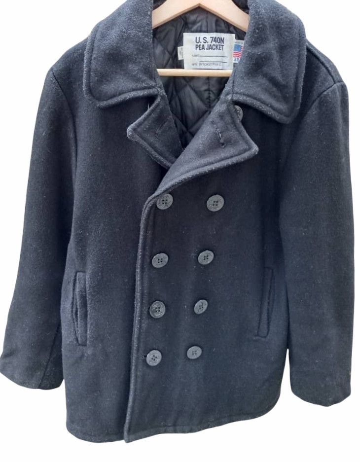 Schott Vintage U.S.740N Peacoat Jacket Size US M / EU 48-50 / 2 - 4 Thumbnail