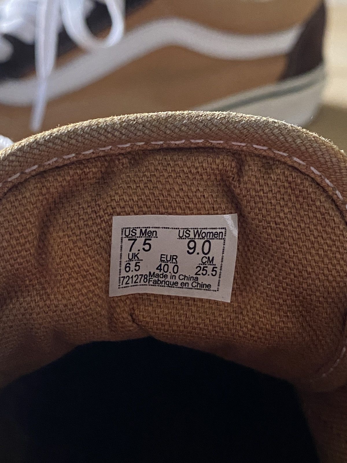 JJJJound × Vans JJJJound x Vans OG Old Skool LX Brown Size US 7.5 / EU 40-41 - 8 Thumbnail