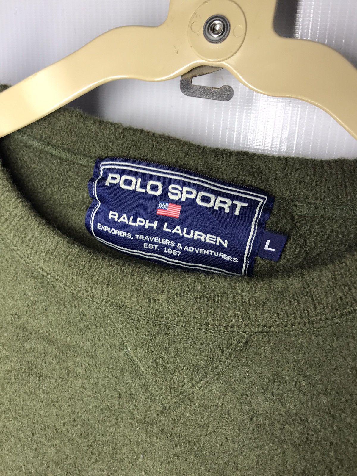 Polo Ralph Lauren Polo sport Ralph Lauren croptop wool crewneck sweatshirt Size US M / EU 48-50 / 2 - 3 Thumbnail