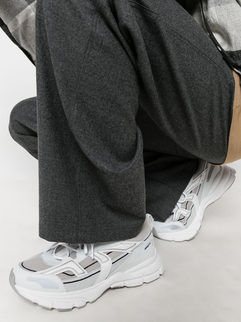Axel Arigato White Marathon Runner Leather Sneakers | Grailed