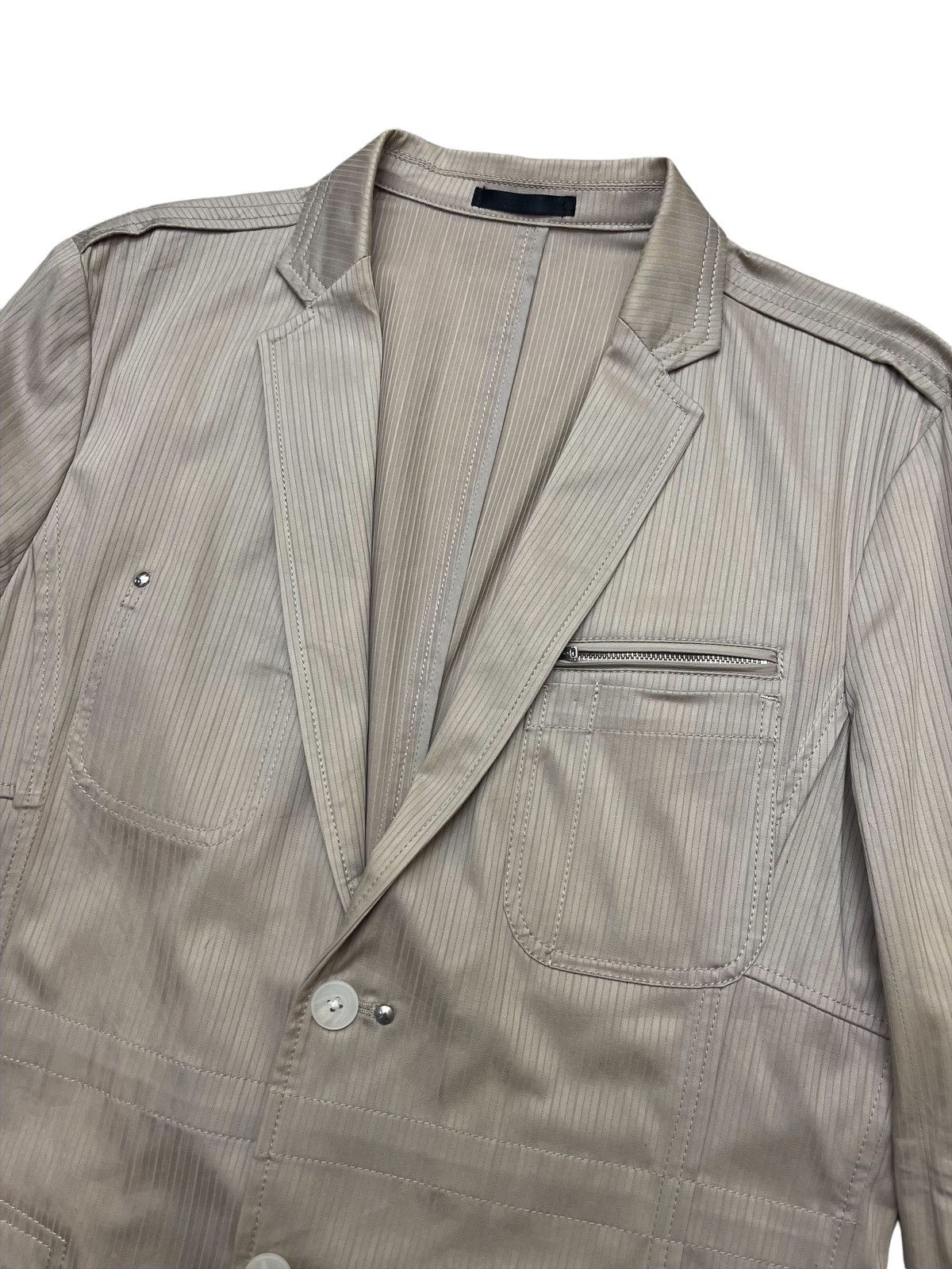 Yohji Yamamoto Yohji Yamamoto AAR Pencil Stripe Jacket Size US M / EU 48-50 / 2 - 7 Thumbnail