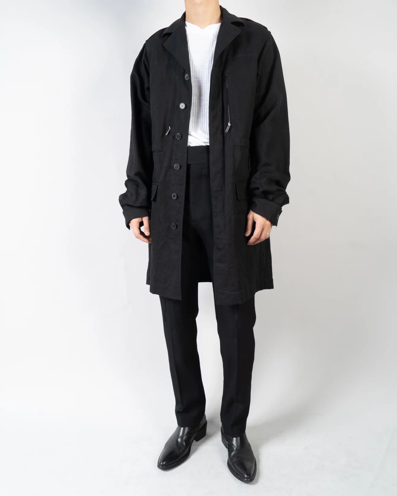Haider Ackermann FW16 Hartman Black Coat Sample Size US S / EU 44-46 / 1 - 4 Thumbnail