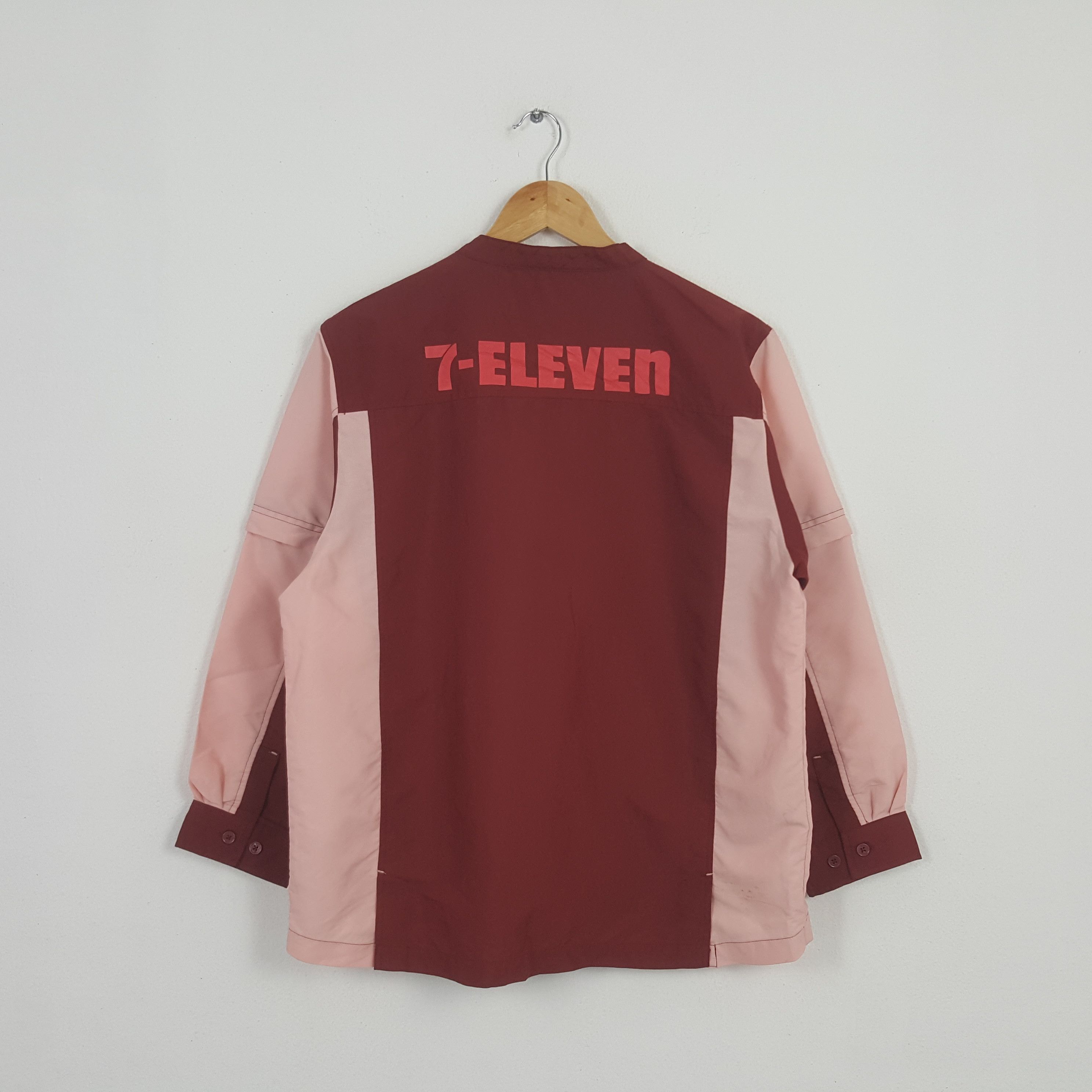 Japanese Brand × Vintage Vintage 7 Eleven Big Logo Worker Jacket Size US L / EU 52-54 / 3 - 3 Thumbnail