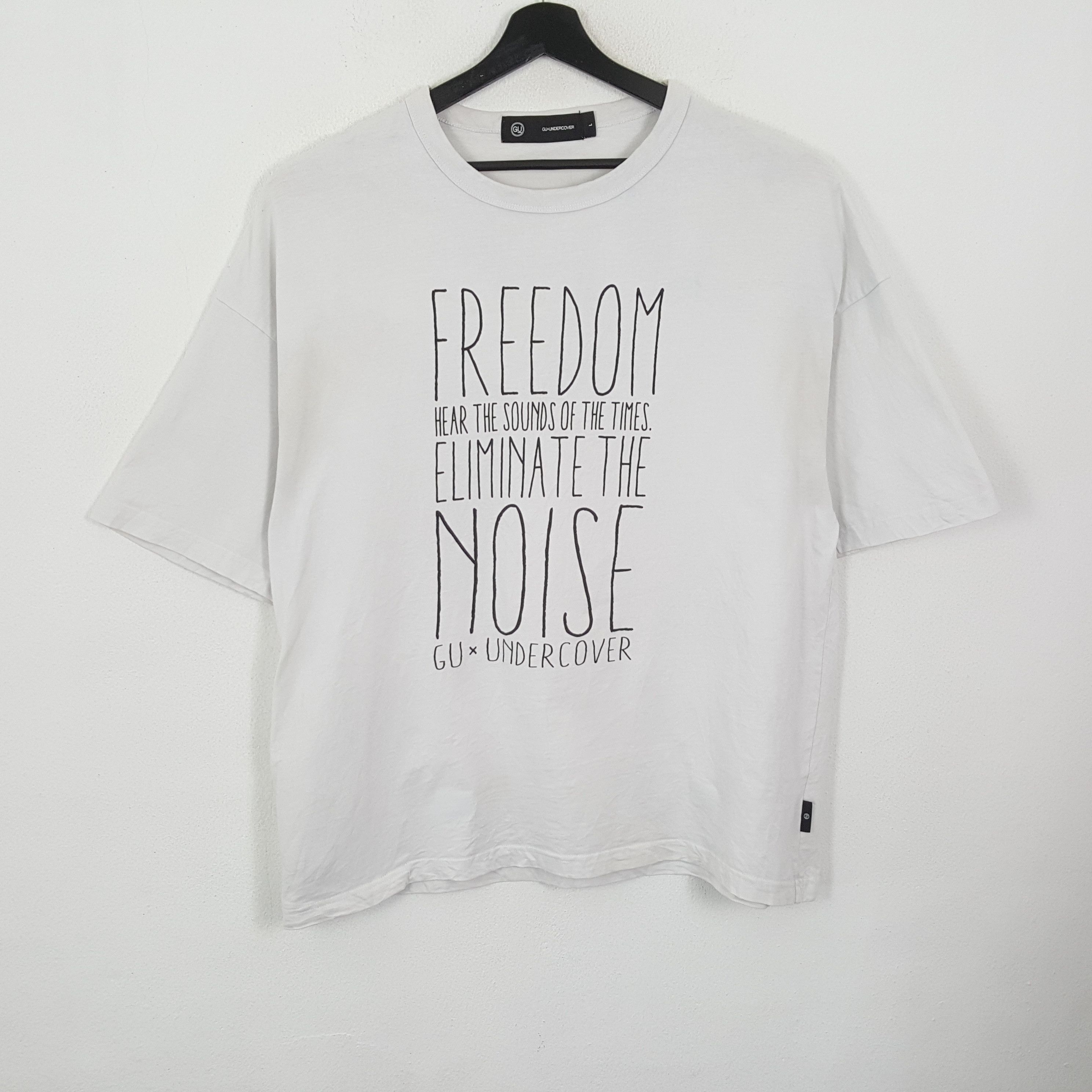 GU × Undercover × Vintage GU X UNDERCOVER Japanese Brand Custom Big Logo Tshirt Size US XL / EU 56 / 4 - 3 Thumbnail