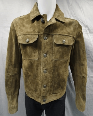 Tom ford hotsell green suede jacket