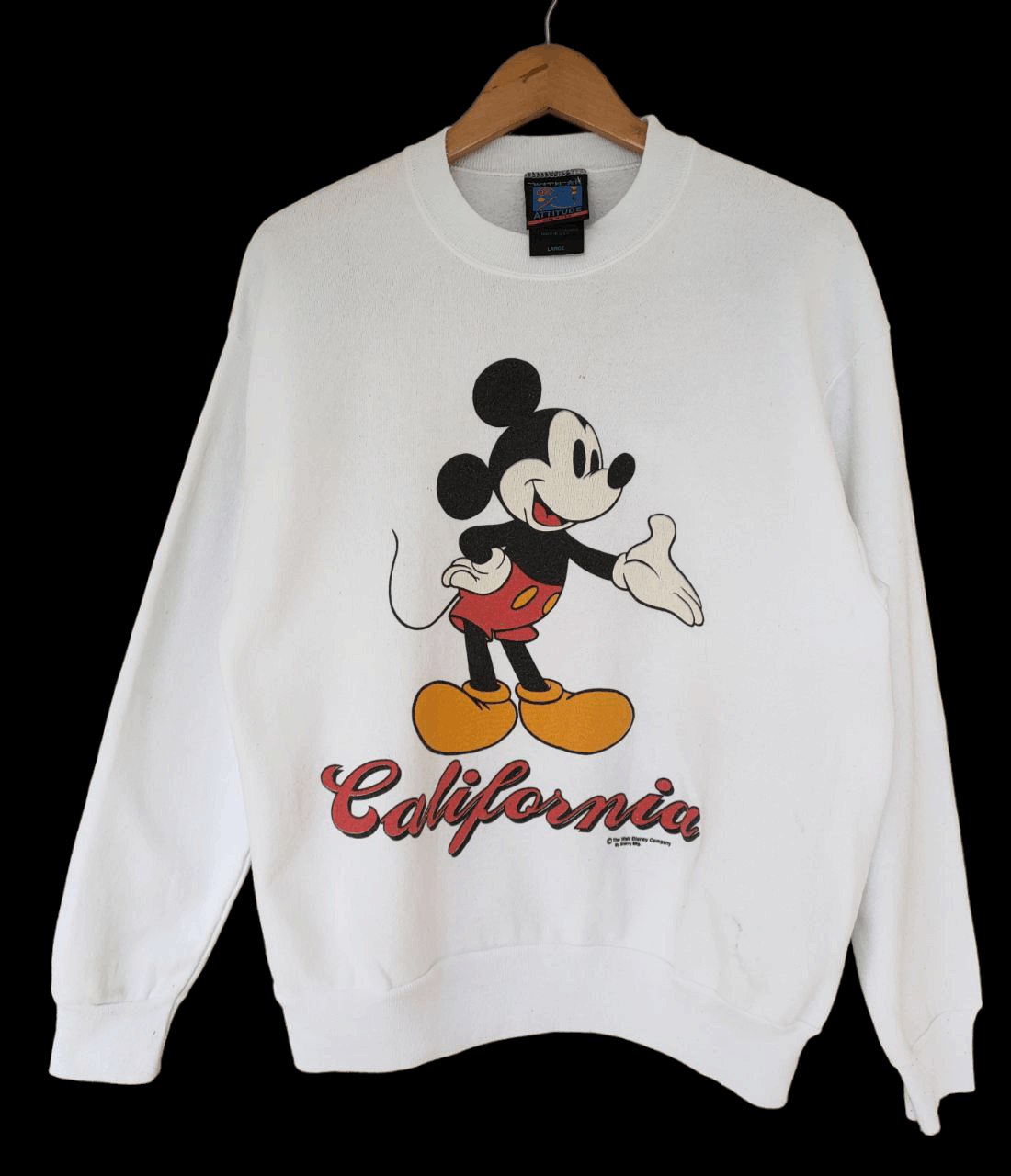Vintage Vintage Mickey Crewneck Size US M / EU 48-50 / 2 - 1 Thumbnail