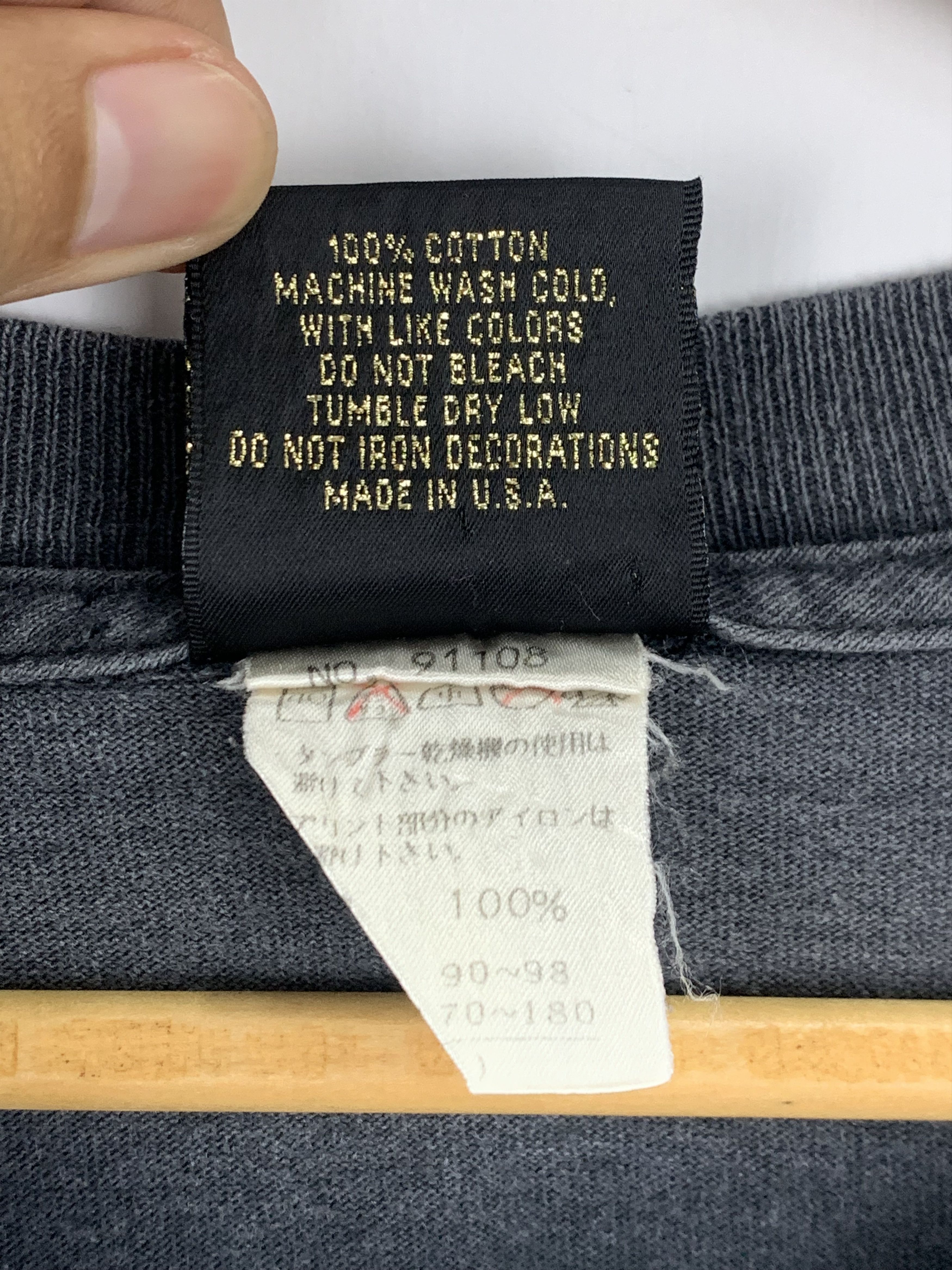 Habitat Vintage 90s Lassen Habitat Faded Black Tees TA0015 Size US L / EU 52-54 / 3 - 6 Thumbnail
