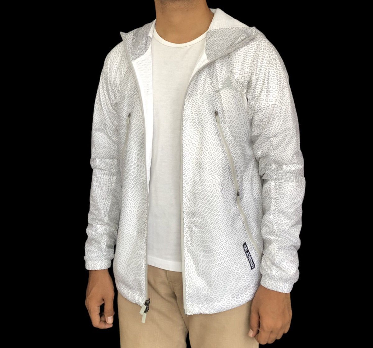 Jordan Brand Nike Air Jordan Nylon Windbreaker Jacket with Hooded Size US S / EU 44-46 / 1 - 3 Thumbnail