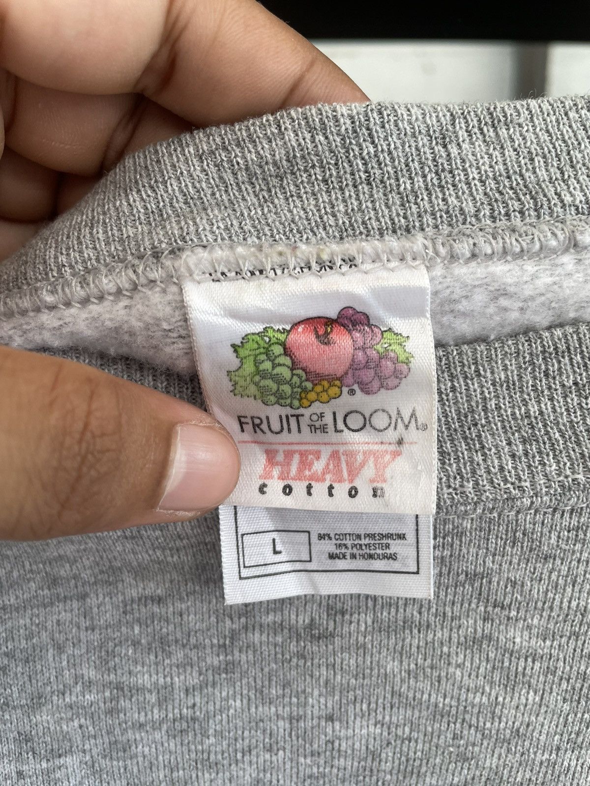 Fruit Of The Loom × MLB × Vintage Vintage Pittsburg Pirate Grey Sweater Shirts Size US XL / EU 56 / 4 - 3 Thumbnail