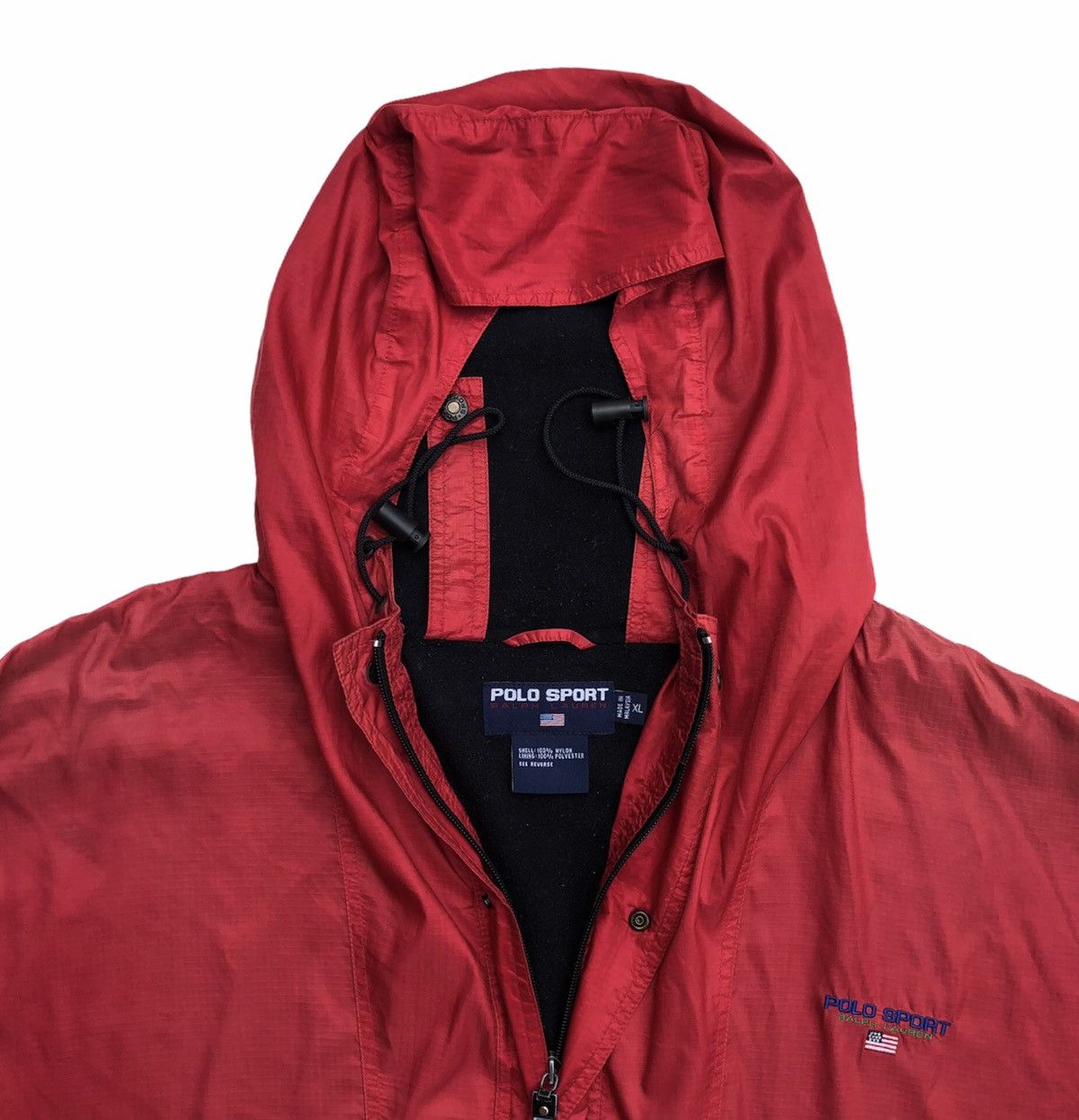Polo Ralph Lauren Polo Sport Ralph Lauren Full Zip Rain Hooded Size US XL / EU 56 / 4 - 4 Thumbnail
