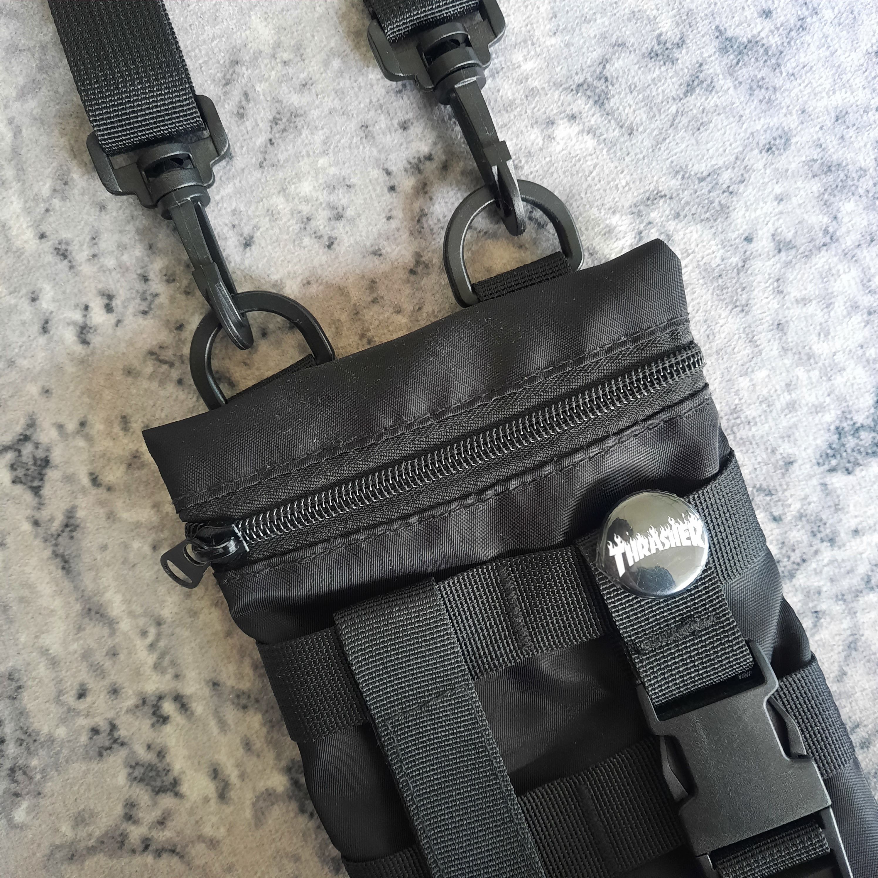 Japanese Brand 🔥Military army tactical style super black sling bag Size ONE SIZE - 4 Thumbnail