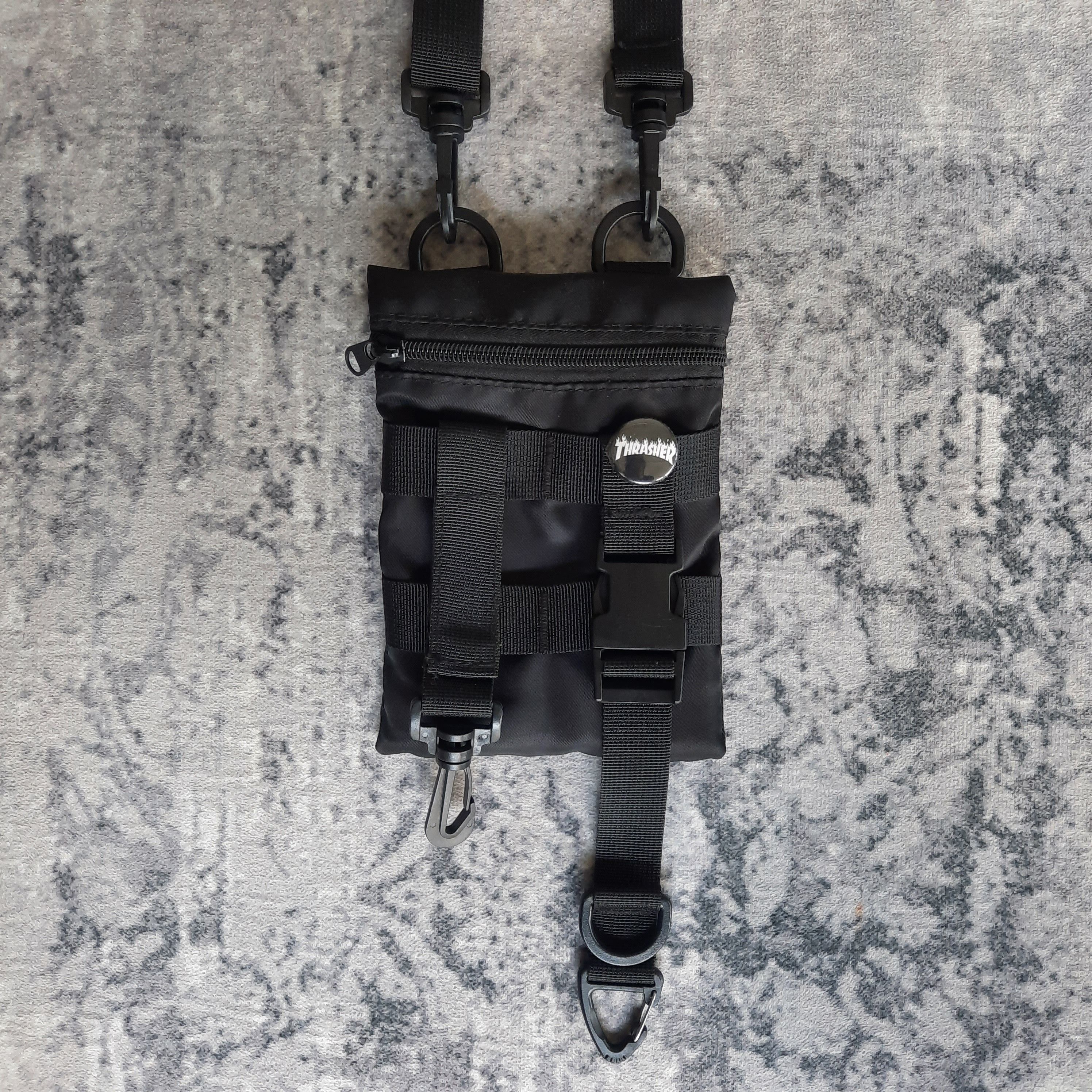 Japanese Brand 🔥Military army tactical style super black sling bag Size ONE SIZE - 2 Thumbnail
