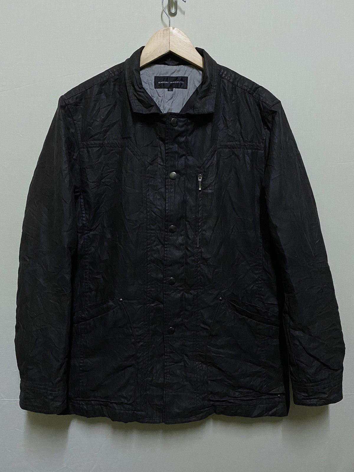 Japanese Brand Kansai Yamamoto Zipper Jacket Size US L / EU 52-54 / 3 - 1 Thumbnail