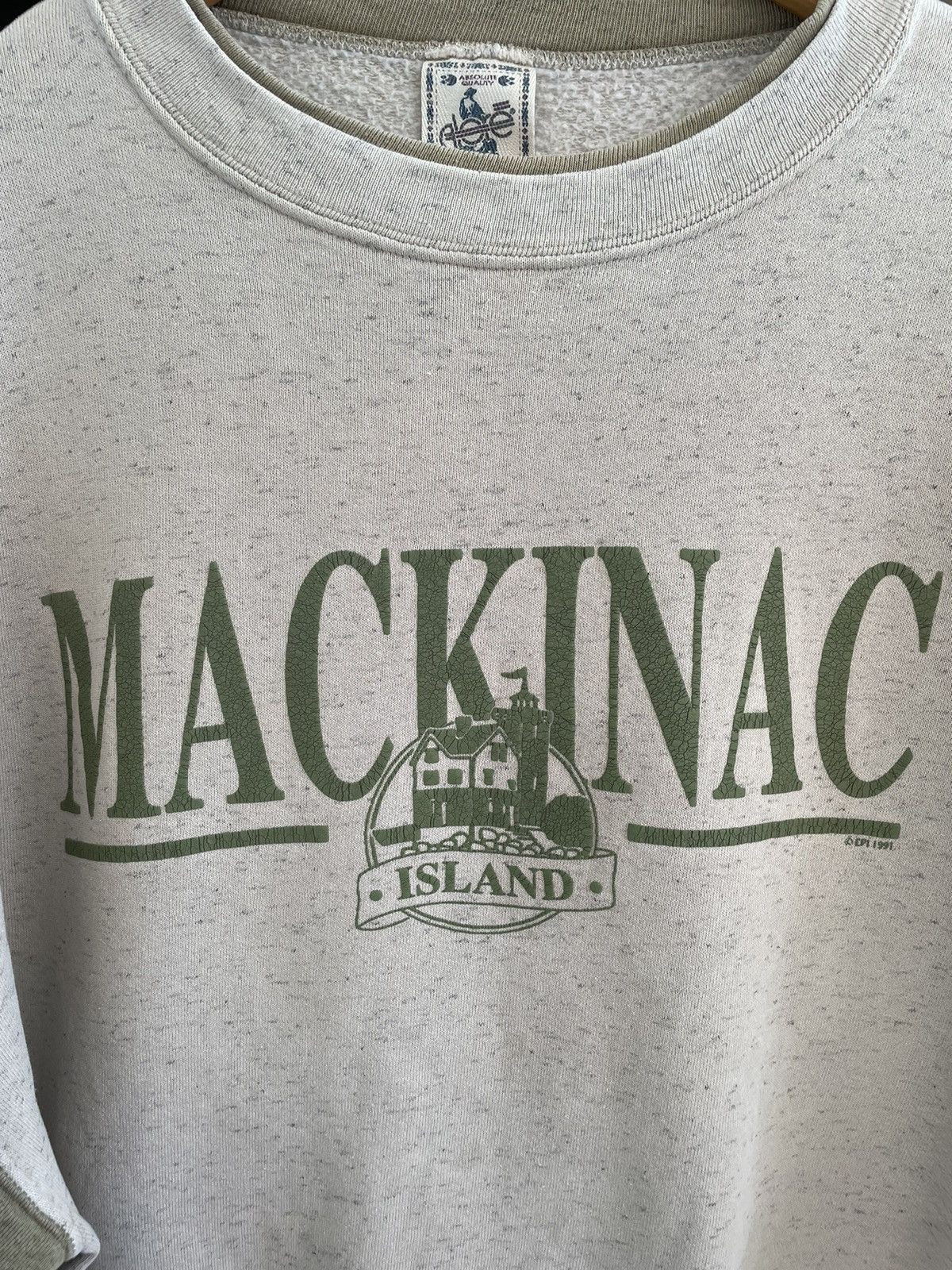 Vintage Vintage Mackinac Island 1992 Green Sweater Shirts Size US XL / EU 56 / 4 - 3 Thumbnail