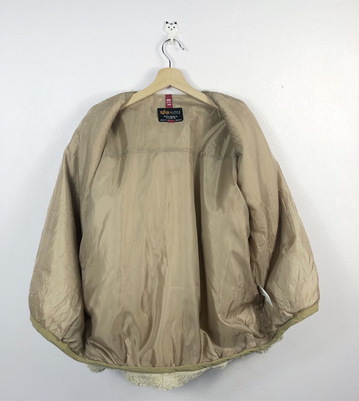 Alpha Industries Rare Alpha Industries Faux Fur Button Jacket Size US M / EU 48-50 / 2 - 8 Thumbnail