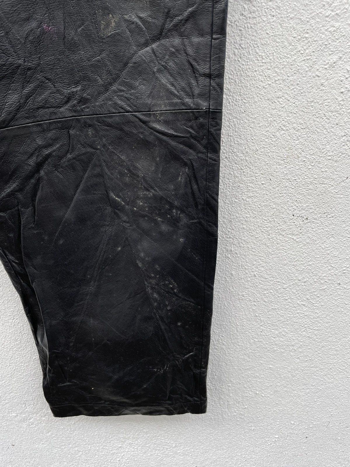 Genuine Leather Vintage Essebi Faded Leather Pants Made In Italy Size US 32 / EU 48 - 5 Thumbnail