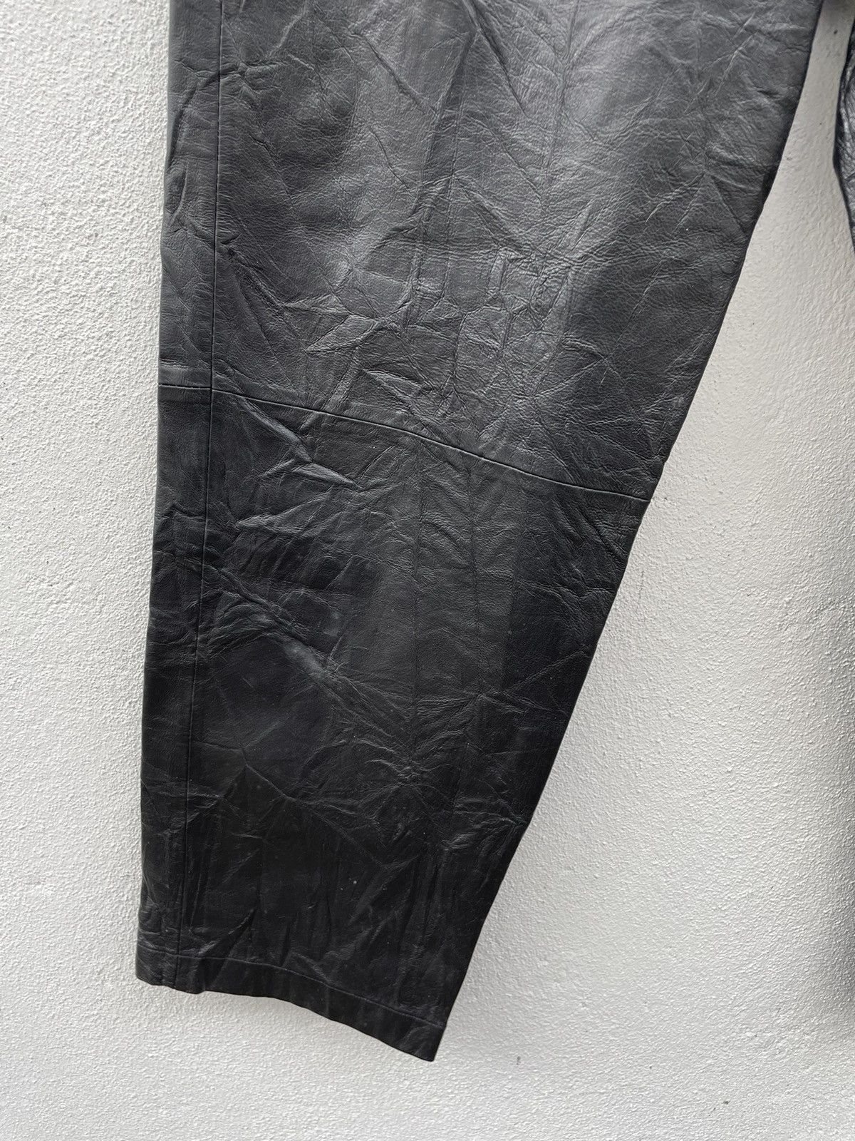 Genuine Leather Vintage Essebi Faded Leather Pants Made In Italy Size US 32 / EU 48 - 6 Thumbnail