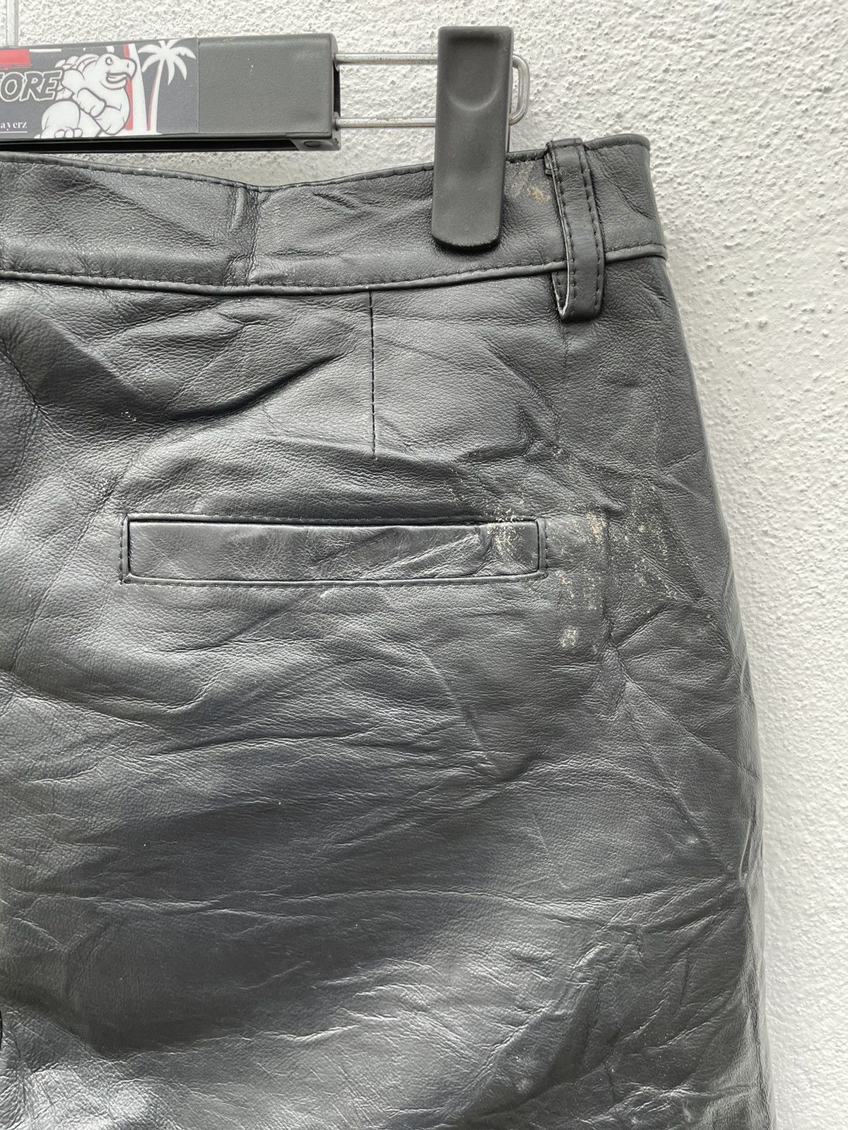 Genuine Leather Vintage Essebi Faded Leather Pants Made In Italy Size US 32 / EU 48 - 14 Thumbnail