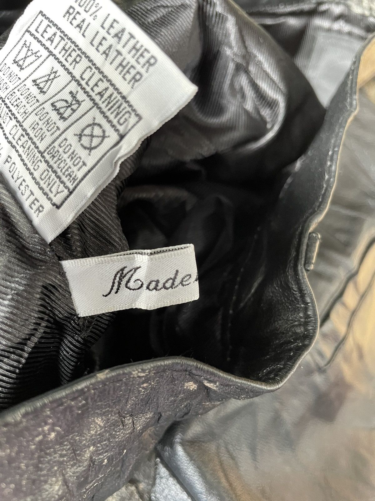 Genuine Leather Vintage Essebi Faded Leather Pants Made In Italy Size US 32 / EU 48 - 18 Thumbnail