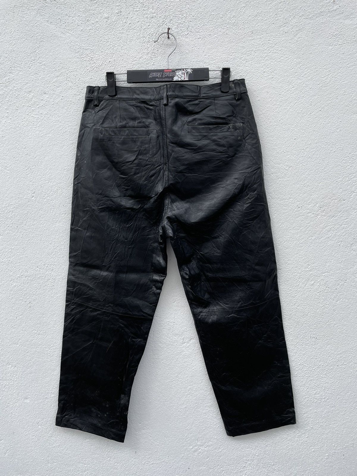 Genuine Leather Vintage Essebi Faded Leather Pants Made In Italy Size US 32 / EU 48 - 9 Thumbnail