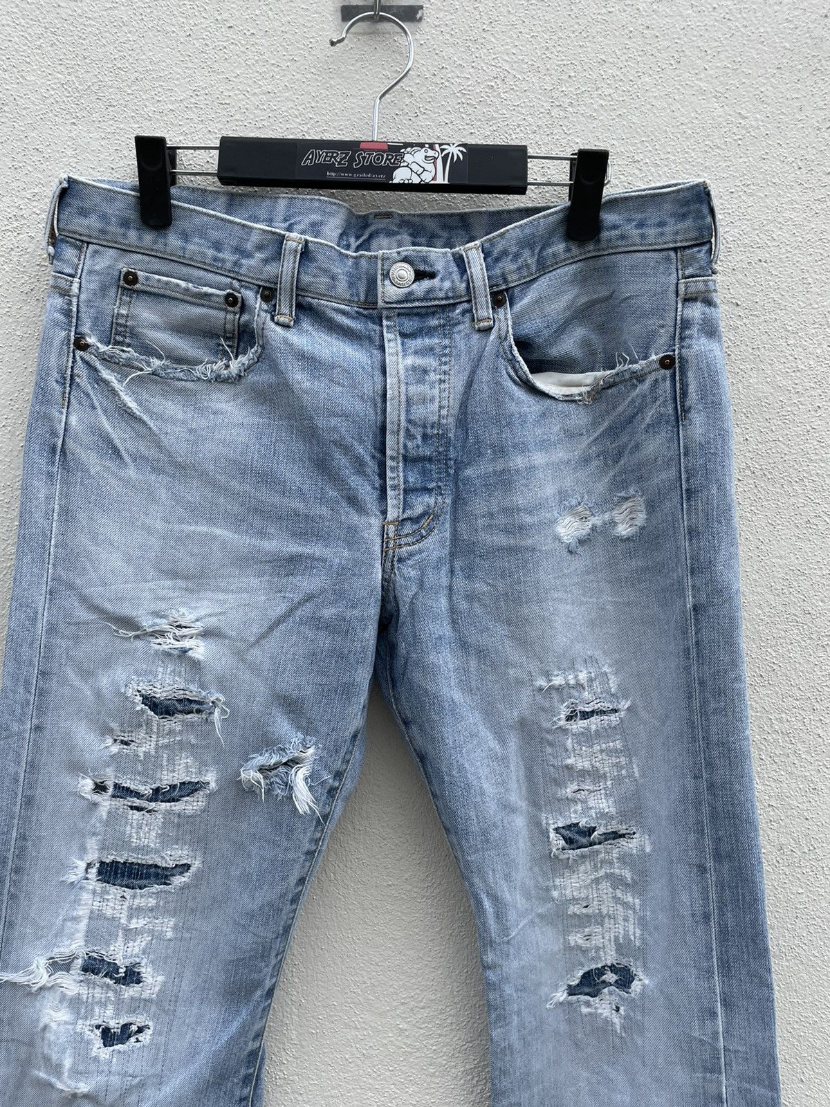 Takeo Kikuchi TAKEO KIKUCHI Japan Distressed Denim Jeans Size US 34 / EU 50 - 2 Thumbnail