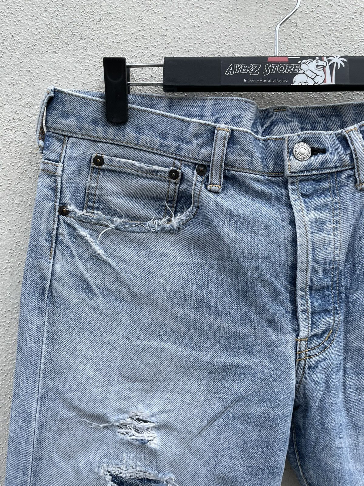 Takeo Kikuchi TAKEO KIKUCHI Japan Distressed Denim Jeans Size US 34 / EU 50 - 3 Thumbnail