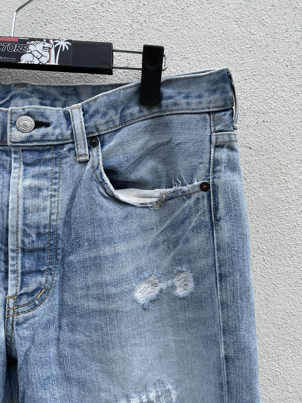Takeo Kikuchi TAKEO KIKUCHI Japan Distressed Denim Jeans Size US 34 / EU 50 - 4 Thumbnail