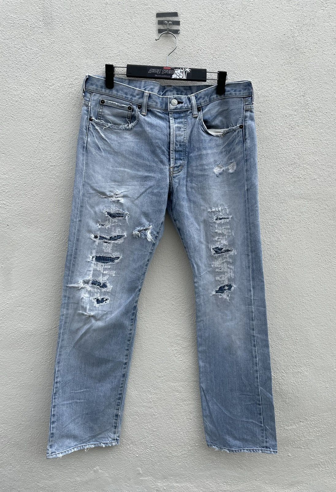 Takeo Kikuchi TAKEO KIKUCHI Japan Distressed Denim Jeans Size US 34 / EU 50 - 1 Thumbnail